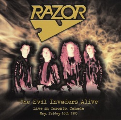 RAZOR/THE EVIL INVADERS ALIVE